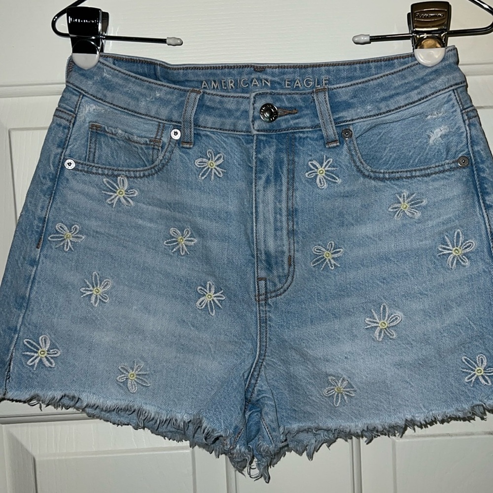 American Eagle denim shorts.  Size 2.